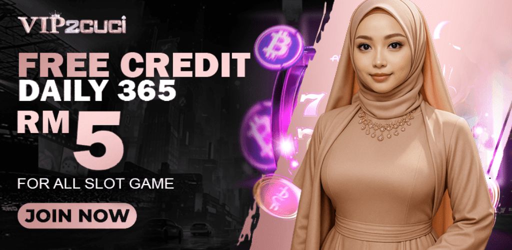 Vip2Cuci Free Credit Daily 365 RM5 Bonus Banner