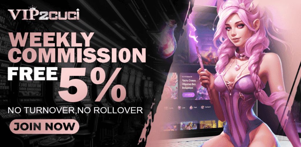 Vip2Cuci Weekly Commission Free 5% Banner